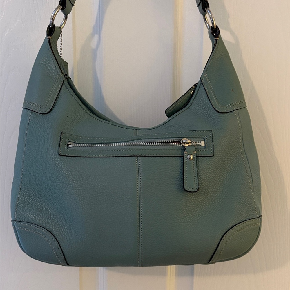 Vintage Coach Hamilton Pebbled Leather Hobo - Picture 7 of 12